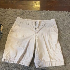 grey,long, jean shorts